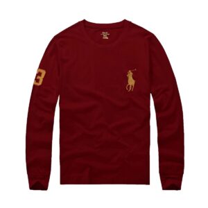 Kakobuy Ralph Lauren Long Gold Label Round Neck 104% Cotton Embroidered Horse Logo Polo Shirt