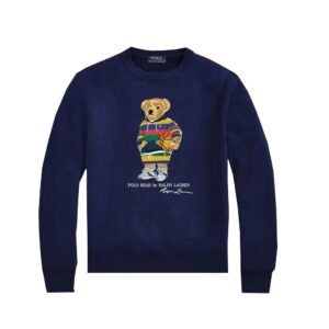 Kakobuy Ralph Lauren Bear Round Neck Printed 100% Cotton Sweatshirt