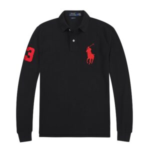 Kakobuy Ralph Lauren Polo Long-Sleeved Cotton Oversized Shirt with Turn-Down Collar