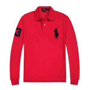 Kakobuy Ralph Lauren Polo Long-Sleeved Cotton Oversized Shirt with Turn-Down Collar