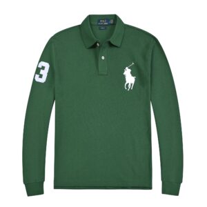 Kakobuy Ralph Lauren Polo Long-Sleeved Cotton Oversized Shirt with Turn-Down Collar
