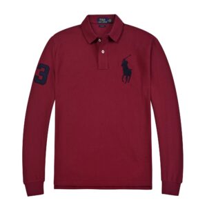Kakobuy Ralph Lauren Polo Long-Sleeved Cotton Oversized Shirt with Turn-Down Collar