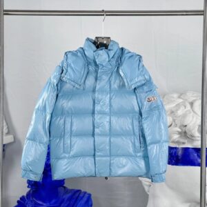 Kakobuy MONCLER Maya High-Quality Sky Blue Down Jacket