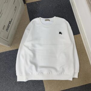Kakobuy Burberry War Horse Embroidered Sweatshirt White