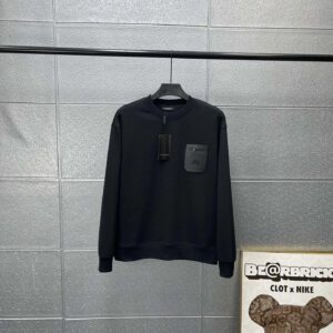 Kakobuy Burberry Pocket Sweatshirt Black