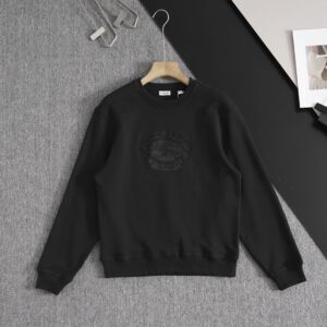 Kakobuy Burberry War Horse Embroidered Sweatshirt, Black