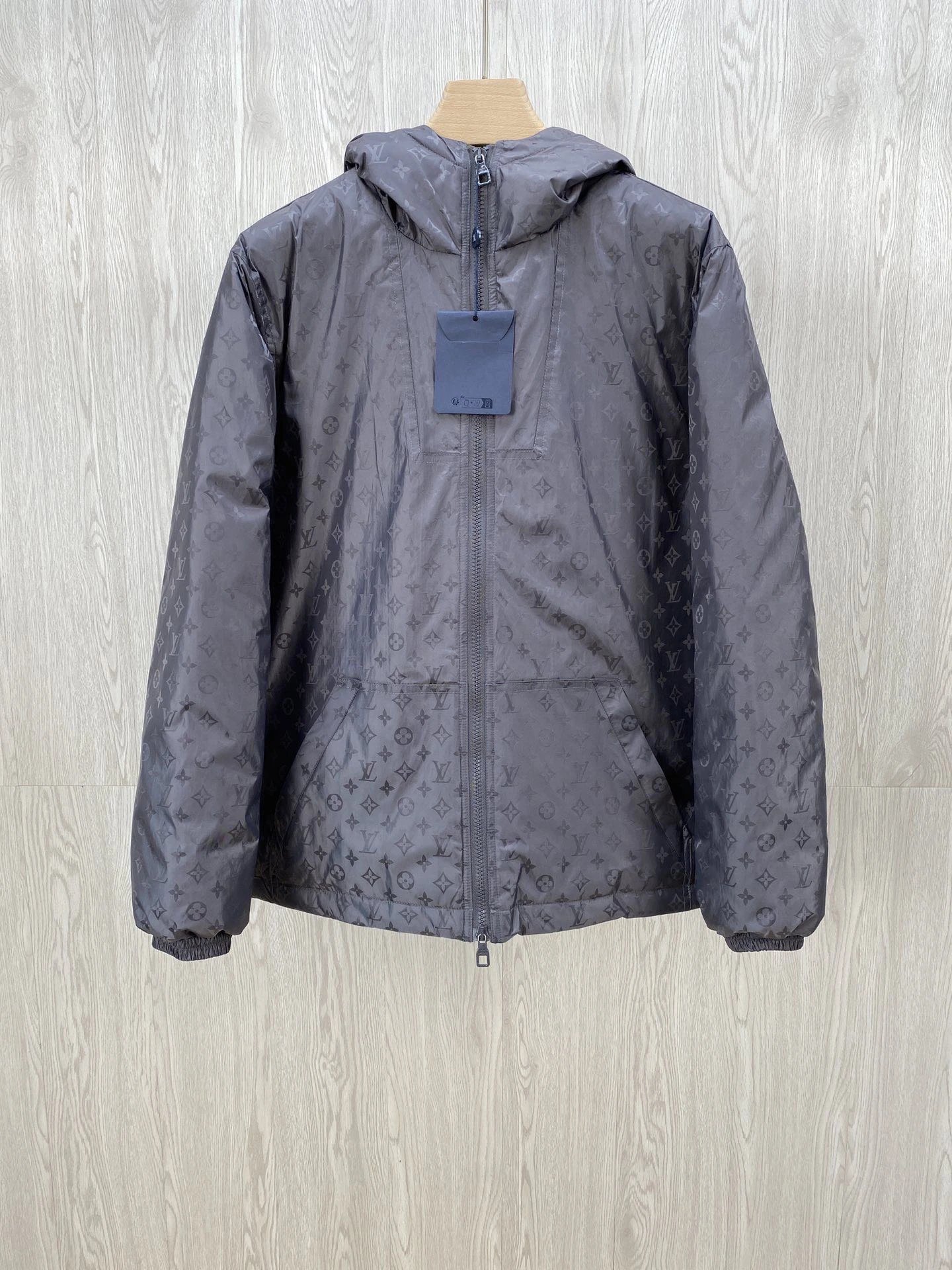 - Kakobuy Louis Vuitton Full Flower Logo Printed Down Jacket