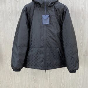 Kakobuy Louis Vuitton Full Flower Logo Printed Down Jacket