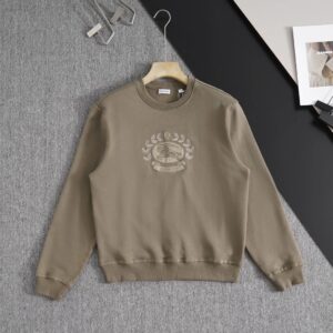 Kakobuy Burberry War Horse Embroidered Sweatshirt Brown