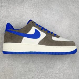 Kakobuy Nike Air Force 1 Air-Cushioned Sneakers in Grey-Blue Colorway