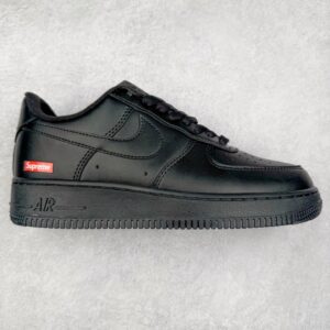 Kakobuy Supreme x Nike Air Force 1 Low Collaboration: Black and Red