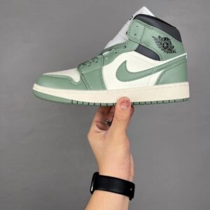 Kakobuy Air Jordan 1 Mid Fresh Warm Green Zhongbang Basketball Shoes