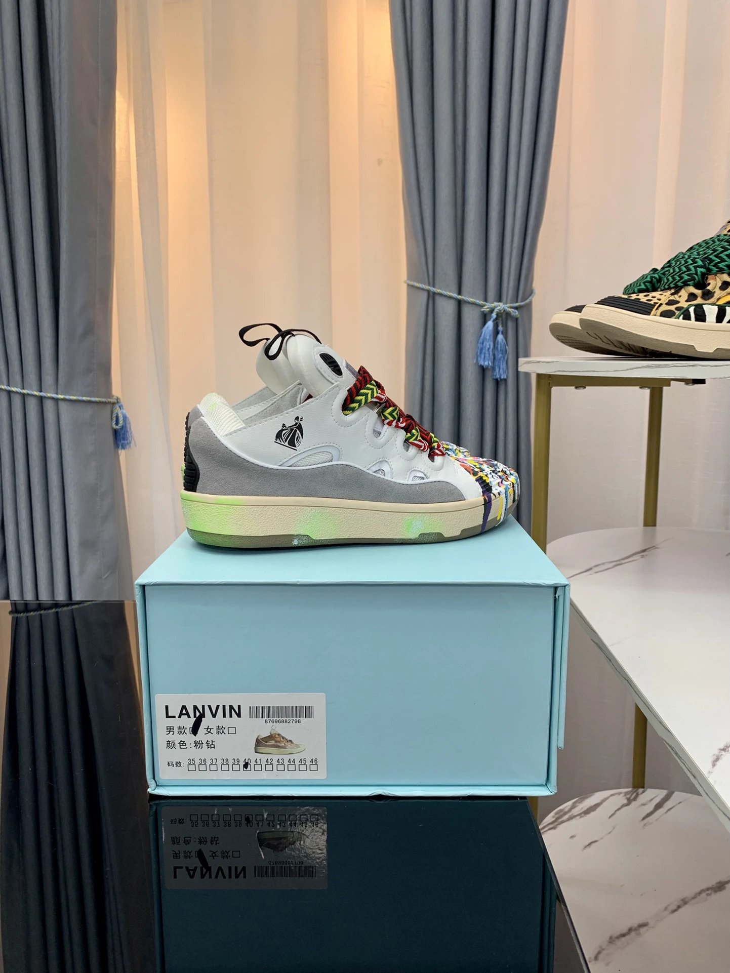 - LANVIN X Gallery Collaboration Graffiti Sneakers