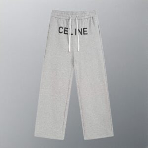 Celine Drawstring Casual Pants - Gray