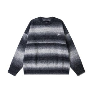 Stussy American Streetwear FW25 Vintage Gradient Print Sweater
