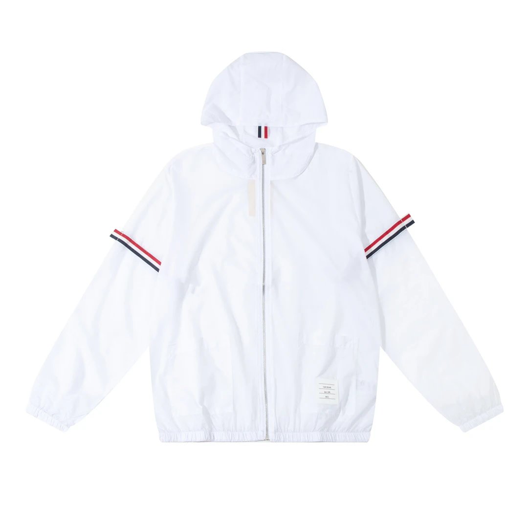 - Thom Browne 2023 Spring/Summer New Arrival UV Protection Skin-Fit Hooded Jacket