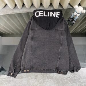 2025 Celine Fall/Winter New Arrival Unisex Hooded Denim Jacket