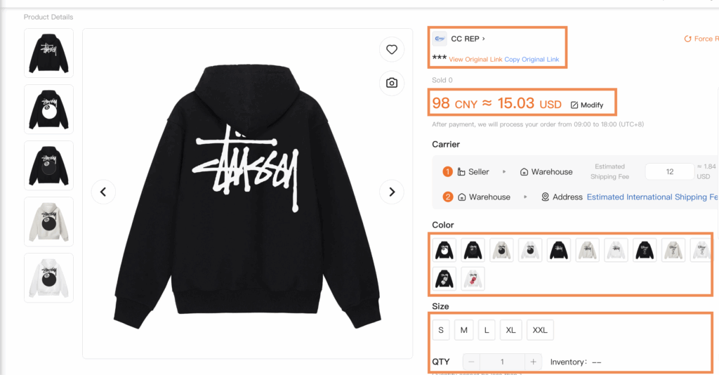 itaobuy Product Purchase