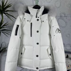Moose Knuckles White Down Jacket