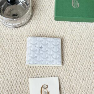 Goyard Y-Pattern White Short Wallet